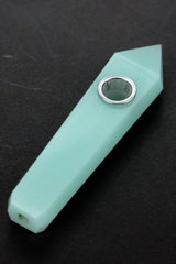 Acid Secs - Glow In The Dark Luminous Crystal Stone Smoking Pipe