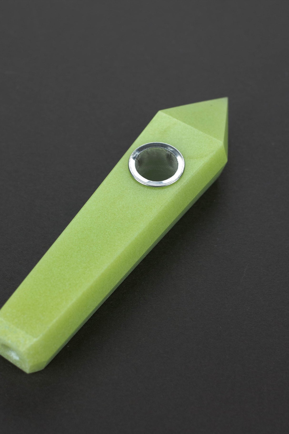 Acid Secs - Glow In The Dark Luminous Crystal Stone Smoking Pipe