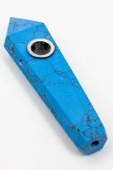 Acid Secs - Crystal Stone Smoking Pipe with choke hole