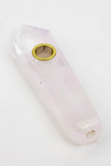 Acid Secs - Crystal Stone Smoking Pipe with choke hole