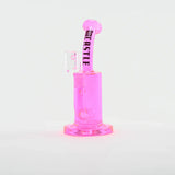 Castle Glassworks | 8.5" Barrel Dab Rig – 7mm Thick Electroplated Glass (14mm Female)
