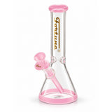 Fortune 10" Color Accent Beaker Bong – 5mm Glass