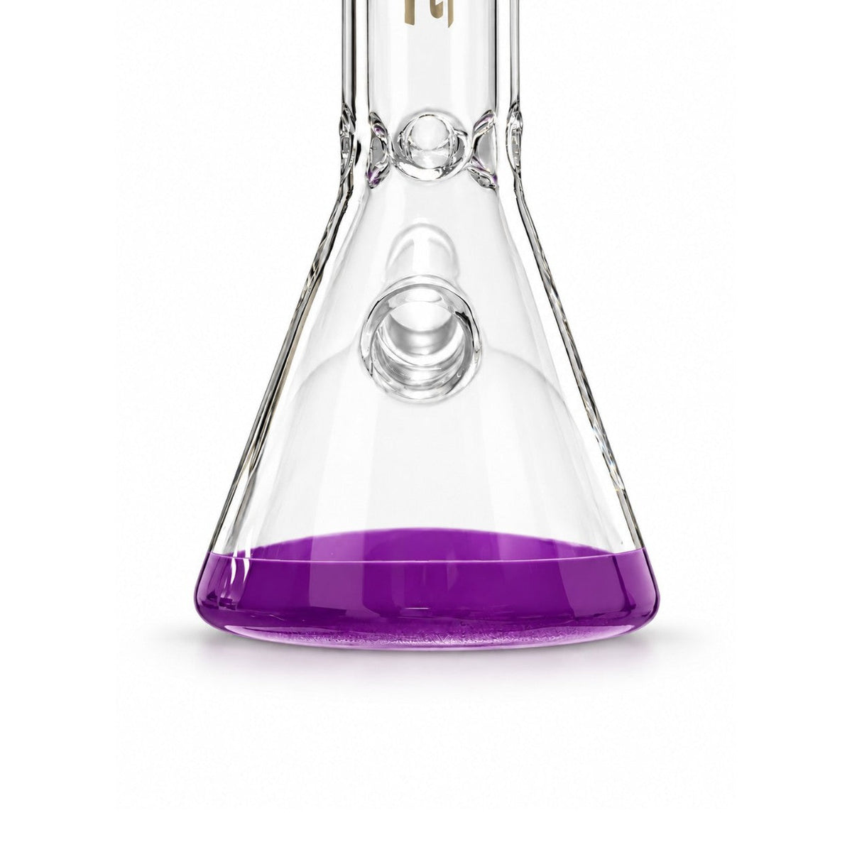 Fortune 10" Color Accent Beaker Bong – 5mm Glass