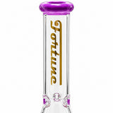 Fortune 10" Color Accent Beaker Bong – 5mm Glass
