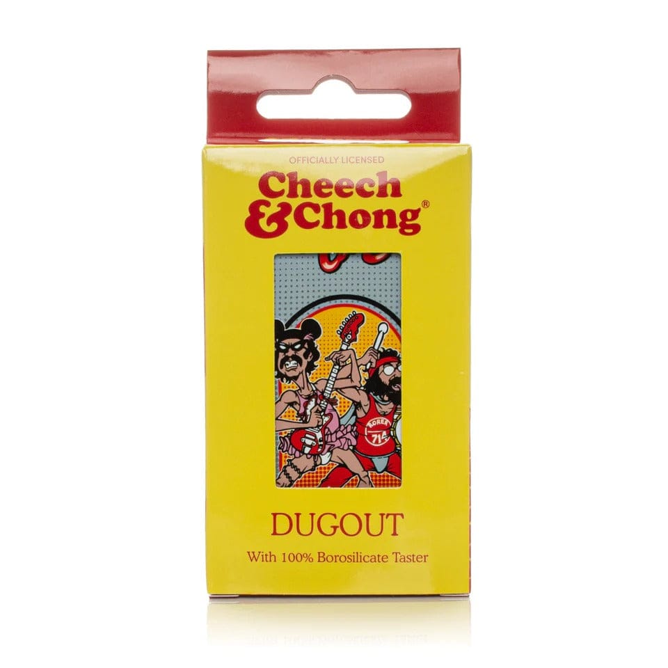 West Coast Gifts Dugout Cheech & Chong | 3.8" Earache Dugout W/Borosilicate Taster Cheech & Chong | 3.8" Earache Dugout W/Borosilicate Taster