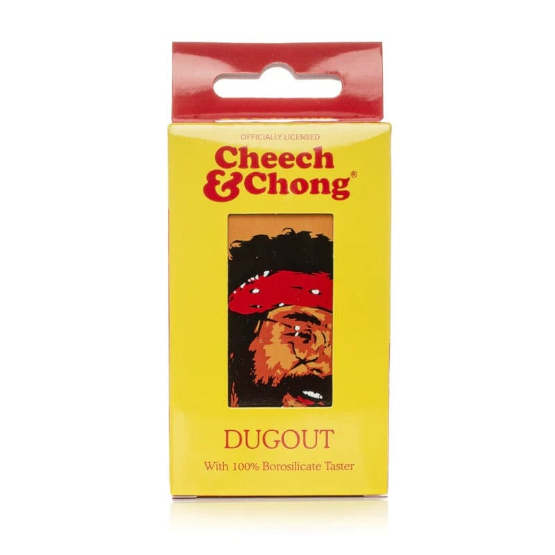 West Coast Gifts Dugout Cheech & Chong | 3.8" Pop Art Dugout W/Borosilicate Taster Cheech & Chong | 3.8" Pop Art Dugout W/Borosilicate Taster