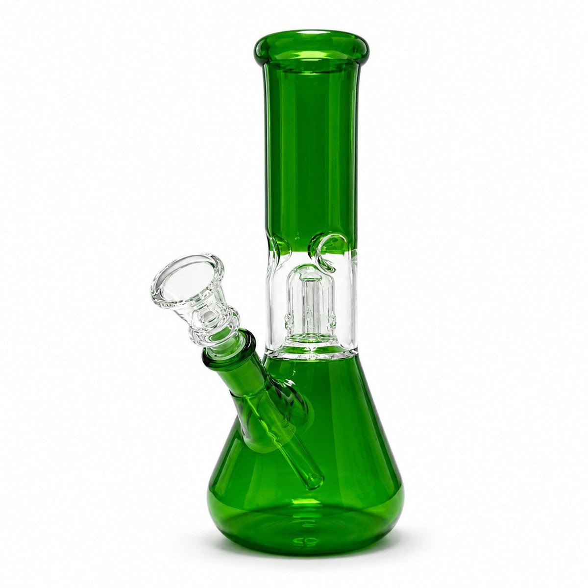8" Color Rush Percolator Glass Bong