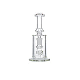 7" Clear Glass Bong with Built-In Diffuser