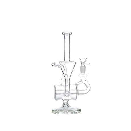 Canadian Distributor Glass Bong 11" Clear Recycler Glass Bong with Inline Diffuser 11" Clear Recycler Glass Bong - Inline Diffuser | Canada