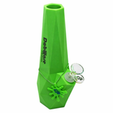 Dabware 10" Green Platinum Diamond Silicone Bong