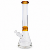 16-Inch 7mm Glass Water Pipe with Ice Catcher