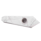QUARTZ PIPE | WHITE TURQUOISE