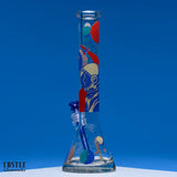 Castle Glassworks Space Case 16" 9 mm Glass Bong with 12 mm Base