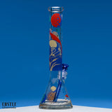 Castle Glassworks Space Case 16" 9 mm Glass Bong with 12 mm Base