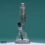 Castle Glassworks Occult 14" 9 mm Glass Bong with 15 mm Base