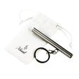 Xhaal Inc Tube Silver Joint Case with Keychain & Pouch Silver Joint Case with Keychain & Pouch