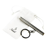 Xhaal Inc Tube Silver Joint Case with Keychain & Pouch Silver Joint Case with Keychain & Pouch