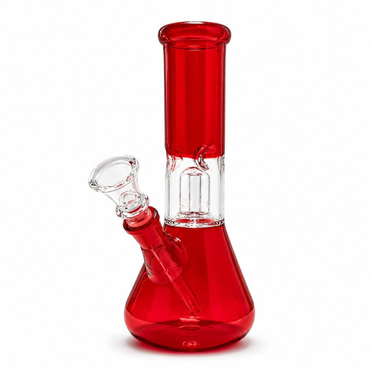 8" Color Rush Percolator Glass Bong