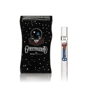West Coast Gifts Dugout Grateful Dead | 3.8" Space Your Face Dugout W/Borosilicate Taster Grateful Dead | 3.8" Space Your Face Dugout W/Borosilicate Taster