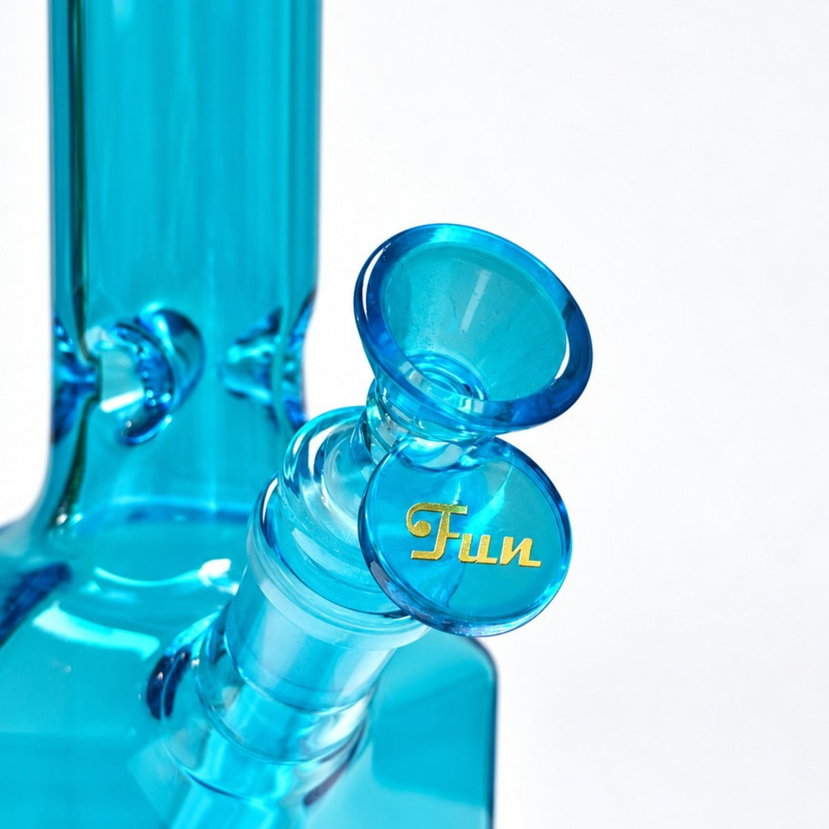 Fortune 12" Full Color Hex Base Glass Bong – 5mm
