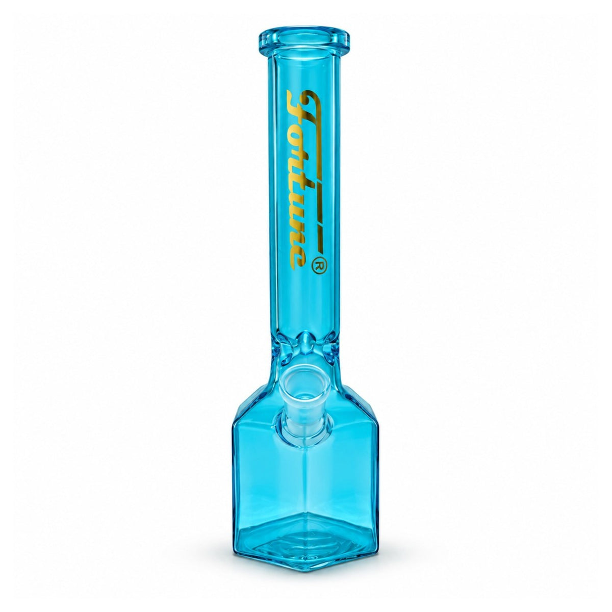 Fortune 12" Full Color Hex Base Glass Bong – 5mm