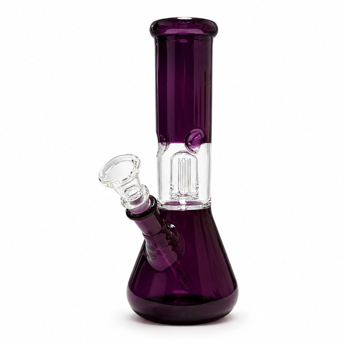 8" Color Rush Percolator Glass Bong