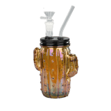 Canadian Distributor Glass Bong TOPPUFF® | 5″ Cactus Glass Bong – Surface Plating Colors [JTOP01.1004] TOPPUFF® | 5″ Cactus Glass Bong – Surface Plating Colors [JTOP01.1004]