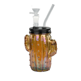 Canadian Distributor Glass Bong TOPPUFF® | 5″ Cactus Glass Bong – Surface Plating Colors [JTOP01.1004] TOPPUFF® | 5″ Cactus Glass Bong – Surface Plating Colors [JTOP01.1004]