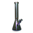 West Coast Gifts Glass Bong 15" 7mm Thick Terminator Traditions Series Facetted Quarter Pattern Water Pipe Red Eye Tek 15" 7mm Terminator Bong