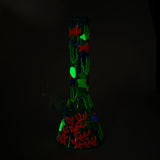 10-Inch 3D Under the Sea Beaker Bong - Glow Design