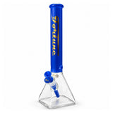 Fortune 18" Square Base 7mm Glass Bong – 50mm Neck