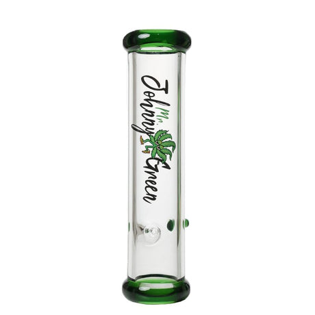 Canadian Distributor Glass Bong Johnny Green 10" 7 mm Green Steamroller Glass Pipe Johnny Green 10" 7 mm Steamroller Pipe