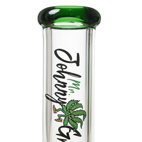 Canadian Distributor Glass Bong Johnny Green 10" 7 mm Green Steamroller Glass Pipe Johnny Green 10" 7 mm Steamroller Pipe