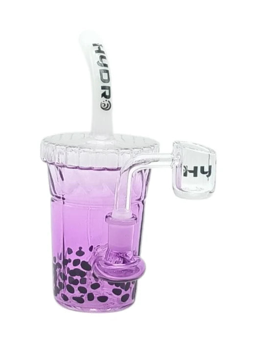 Hydro Bubble Cup 8" Glass Bong – Assorted Colours