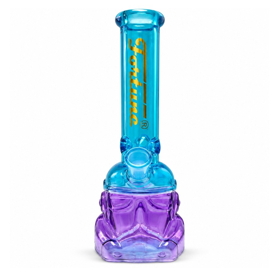 Fortune 10" Novelty Helmet Glass Bong – 5mm