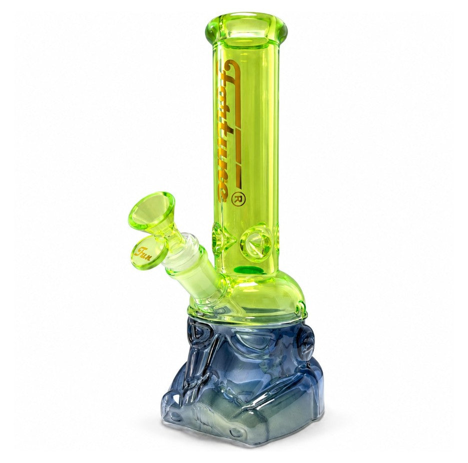 Fortune 10" Novelty Helmet Glass Bong – 5mm