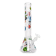 Smoking Cat Distribution Glass Bong Red Eye Glass 15-Inch Glow in the Dark Lost in Space Beaker Bong Red Eye Lost in Space Beaker Bong | Uban Bongs