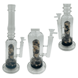 16" Assorted Center Piece Glass Waterpipe – 14mm Bowl