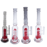 16" Assorted Center Piece Glass Waterpipe – 14mm Bowl