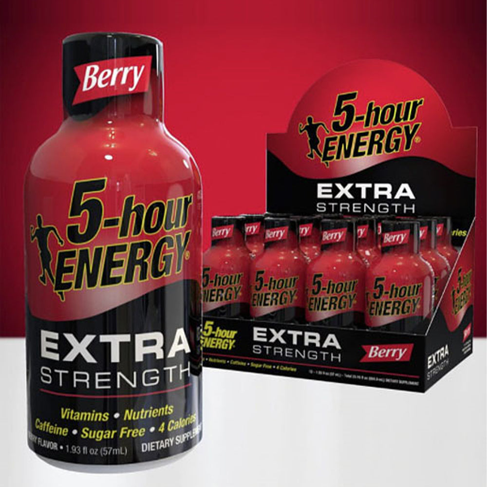 Berry Flavor Extra Strength 5-hour ENERGY Drink - pack of 12