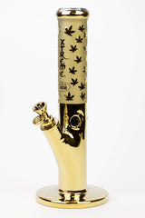 13" XTREME glass / 9 mm / Electroplating Straight Tube Bong