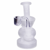 Karma 6" Sandblasted Hourglass Glass Dab Rig