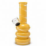 6" Coloured Glass Bubble Water Pipe