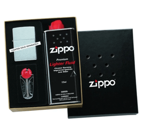 ONE Insert · Wick · Flint · Fluid Zippo 50R Regular Gift Kit with Fluid & Flints Zippo 50R Regular Gift Kit with Fluid & Flints