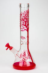14" Tree of Life classic beaker glass bong