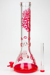 14" Tree of Life classic beaker glass bong