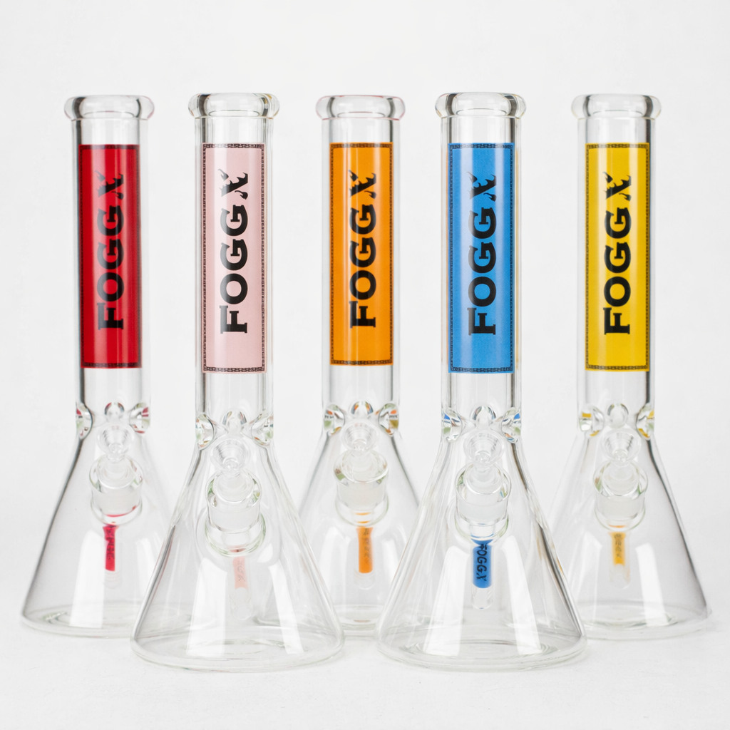 FOGGX 14" 7 mm Beaker Glass Water Pipe