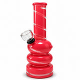 6" Coloured Glass Bubble Water Pipe