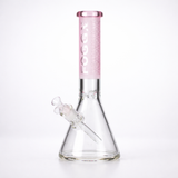 FOGGX | 14" Sandblasted Beaker Glass Water Pipe – 7mm Thick [FT292]
