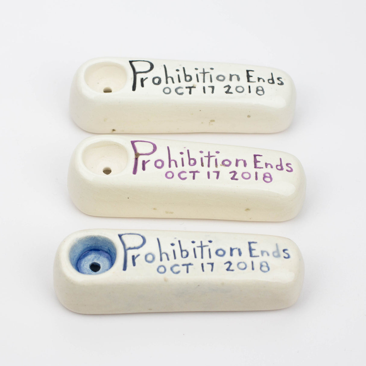 Handmade Ceramic Smoking Pipe [Prohibition Ends]
